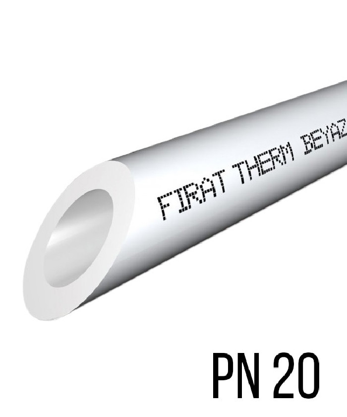 Труба PN 25 d20 Firat (сірий колір)