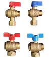 Комплект кранов для подключения котла 1⁄2" x 3⁄4" ECA — Изображение 1