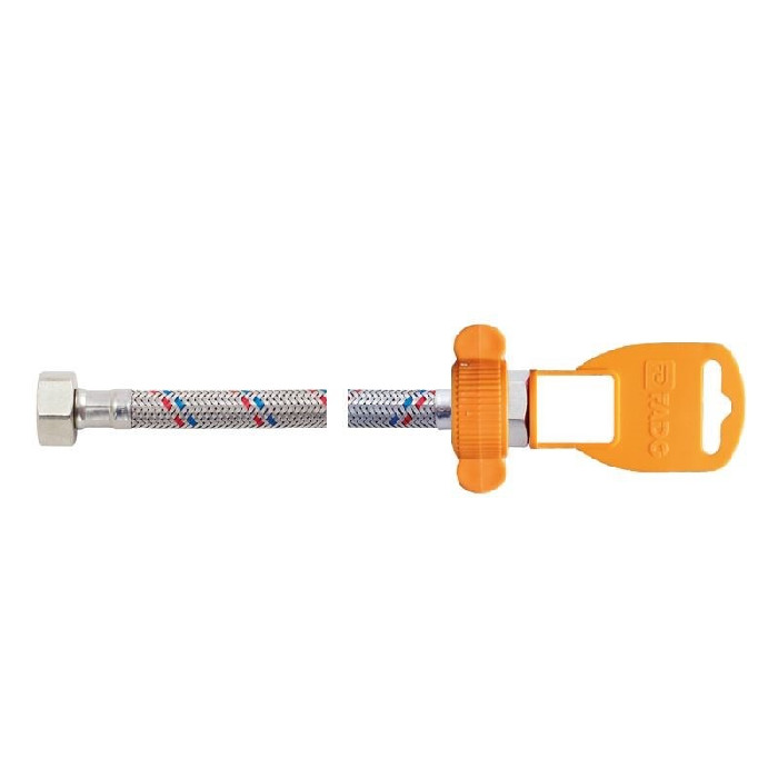 Шланг д/води ВВ 1⁄2" x 1⁄2" 20 см