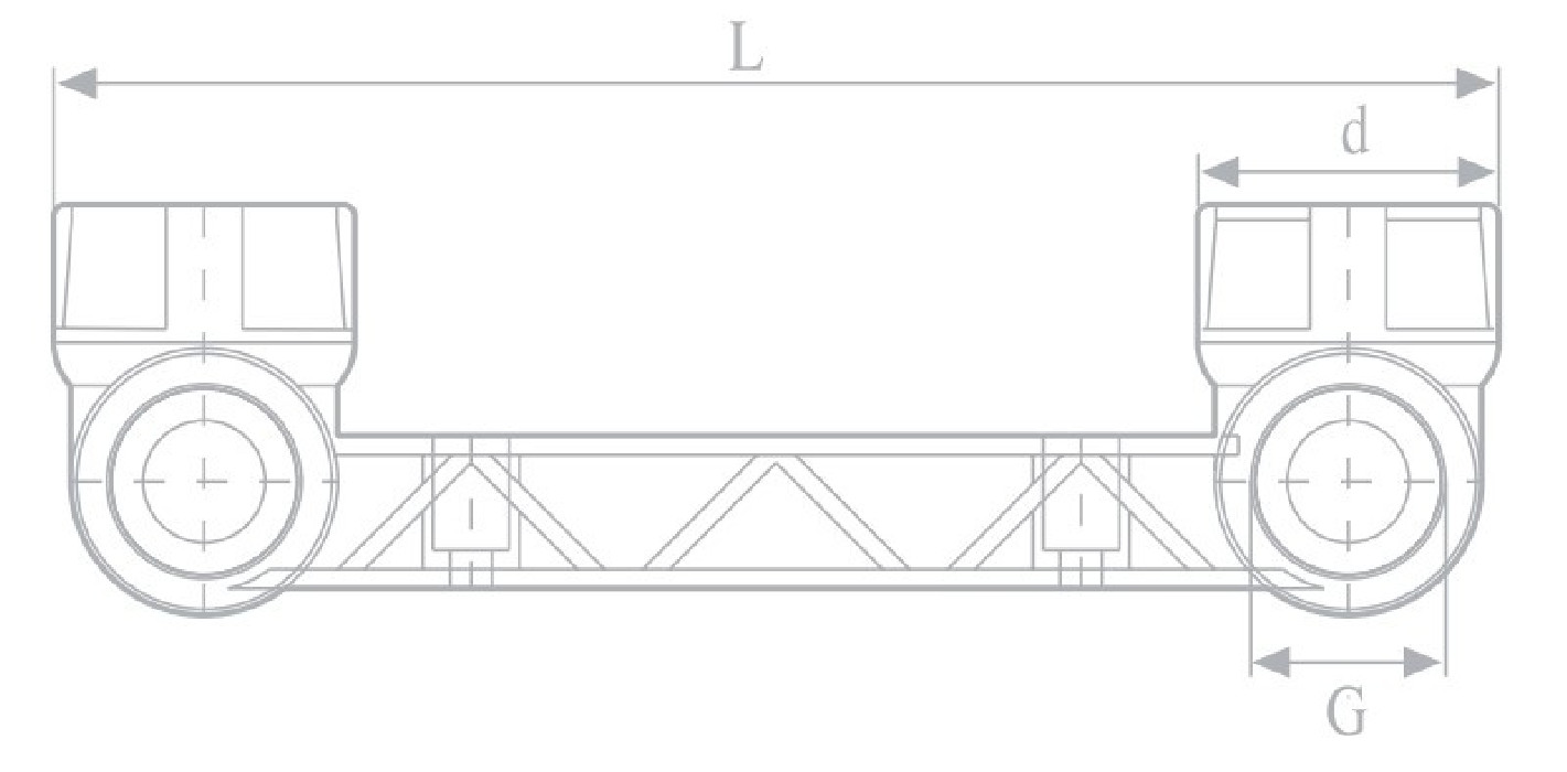 Шаблон для змішувача 25 x 1⁄2" Firat (сірий колір)