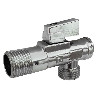 Кран сантехнічний кутовий з фільтром 1⁄2" x 3⁄4" Fado — Зображення 1